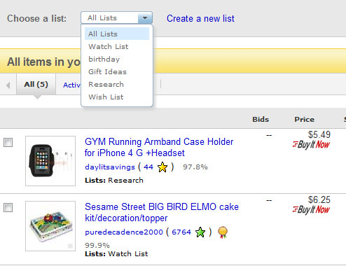 How to Add Items to an eBay Watch List Tips Recipes and Sanity for Moms