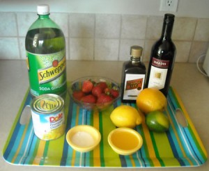 supplies for sangria