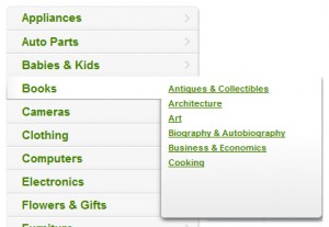 Pricegrabber categories