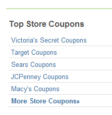 Top Store coupons