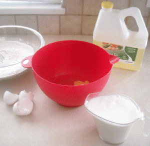 mix wet ingredients