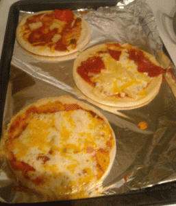 baked pizza