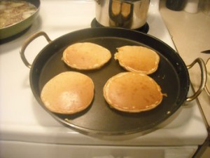 cooked pancakes