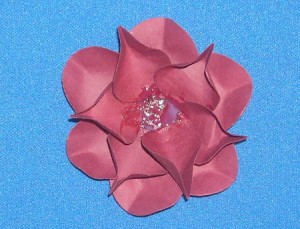 second layer of paper petals
