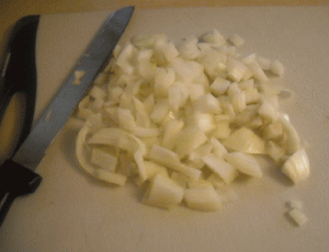 chopped onion