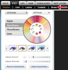 palette for eyes