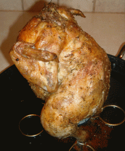 Oven Roasted Beer Can Chicken