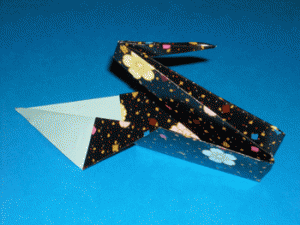 finished origami bird
