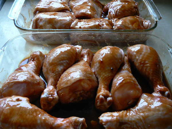 Barbecue Chicken, Ready for the Oven