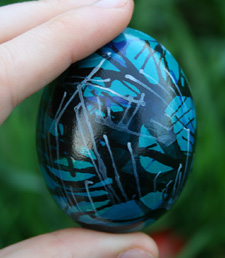 Blue Easter Egg