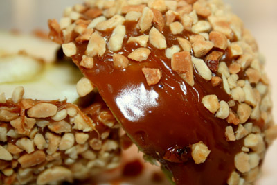 Caramel Apples with Nuts