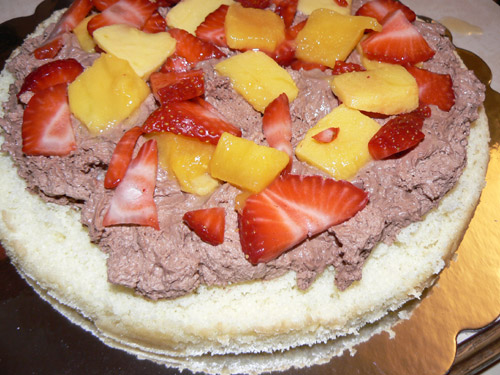 Mousse and Fruit Layer