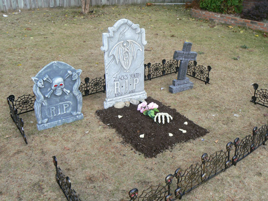 40th Birthday Theme Halloween Graveyard
