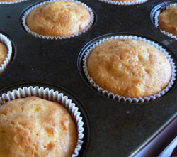 Cornbread Muffins made with real corn