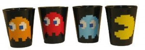 Pac-Man Shot Glasses