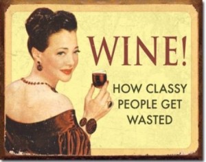 Funny Gift - Metal Sign about Wine
