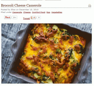 Broccoli and Cheese Casserole