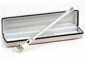 Silver-Plated Ball Scratcher